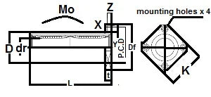 SMK40GW 40mm Slide Bush Bushings Motion Linear Bearing - fast shipping 🇺🇸
