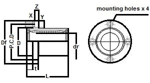 SMSF10GUUE NB Slide Bush Ball Bushings 10mm Linear Motion Bearing - fast shipping 🇺🇸