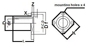 SMSK60G 60mm Slide Bush Bushings Motion Linear Bearing - fast shipping 🇺🇸