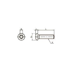 SNBS-#4-40-3/16 NBK Hex Socket Head Cap Screws - Inch Thread- Pack of 10. Made in Japan - fast shipping 🇺🇸