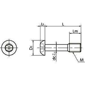 SSC-SRBS-M5-16 NBK Captive Button Head Cap Bolts - Hexalobular Socket (with Pin) Made in Japan - fast shipping 🇺🇸