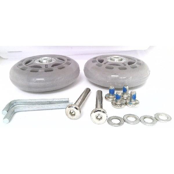 Travel Bags Replacement Luggage Gray Wheels Set Universal Suitcase Repair Kit Axles Wrench Bearing Skate Wheel Roller 70MM - fast shipping 🇺🇸