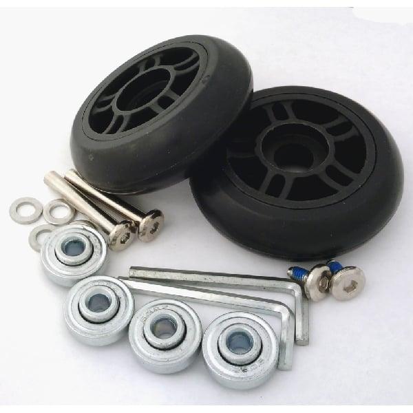 Travel Bags Replacement Luggage Wheels Set Universal Suitcase Repair Kit Axles Wrench Bearing Skate Wheel Roller 75MM - fast shipping 🇺🇸