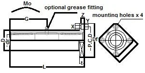 TRK12UU NB 12mm Slide Bush Bushings Miniature Motion Linear Bearing - fast shipping 🇺🇸