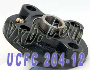 UCFC204-12 3/4 Flange Cartridge Bearing Unit Mounted Bearing - fast shipping 🇺🇸