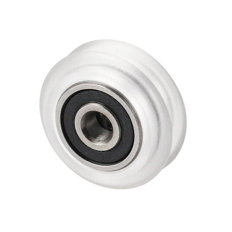 V Shape Linear Motion Guideway 4x24x10mm Clear Track V-Slot Profile Roller Bearing - fast shipping 🇺🇸
