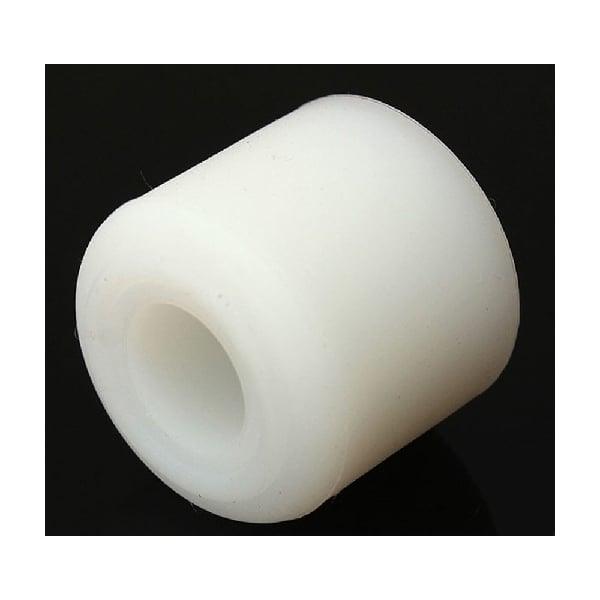 White Rubber Door Stop Stopper Cylinder 17x28x25mm - fast shipping 🇺🇸