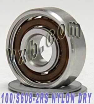 Wholesale 100-Pack Stainless Steel Skate Nylon Cage Dry Sealed Bearings - fast shipping 🇺🇸