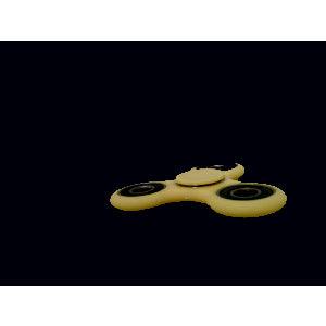 Yellow Fidget Hand Spinner Toy 42Q - fast shipping 🇺🇸