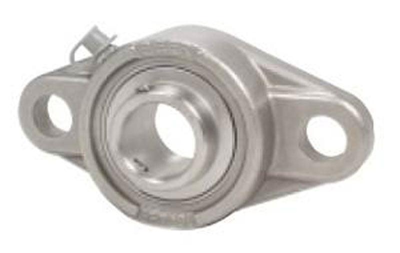 ZUCFT207-23-PBT Flange 2 Bolt Zinc Chromate 1 7/16 Bearing - fast shipping 🇺🇸