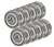 10 Stainless Steel Bearing SR188ZZ Shielded 1/4"x1/2"x3/16" inch Bearings