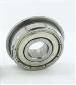 LF-1280ZZ Flanged Shielded  Miniature Bearing 8x12x3.5