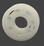 Plastic Bearing Glass Balls 3/8