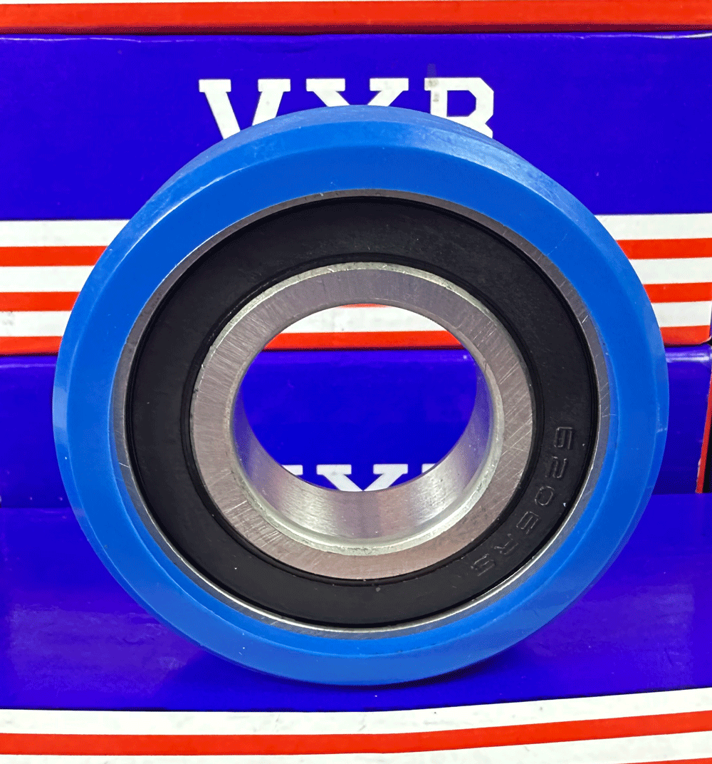 PU30x70x22-2RS PU Covered Bearing - Blue tire 30x70x22mm Sealed - fast shipping 🇺🇸