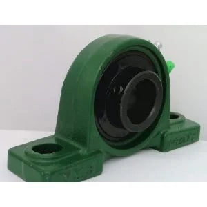 1-1/4" Bearing UCP206-20 Black Oxide Plated Insert + Pillow Block Cast Housing Mounted Bearing - fast shipping 🇺🇸