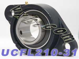 1-15/16 Bearing UCFL-210-31-+ 2-Bolt Flanged Housing Mounted Bearing - fast shipping 🇺🇸
