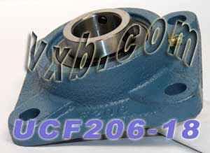 1-1/8 Bearing UCF-206-18 + Square Flanged Housing Mounted Bearing - fast shipping 🇺🇸