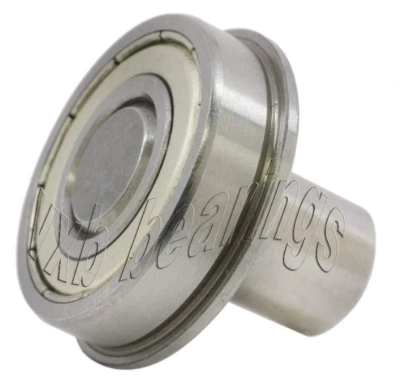 1-1/8 Inch Flanged Ball Bearing - 1/2 Diameter Integrated 1-Axle - fast shipping 🇺🇸