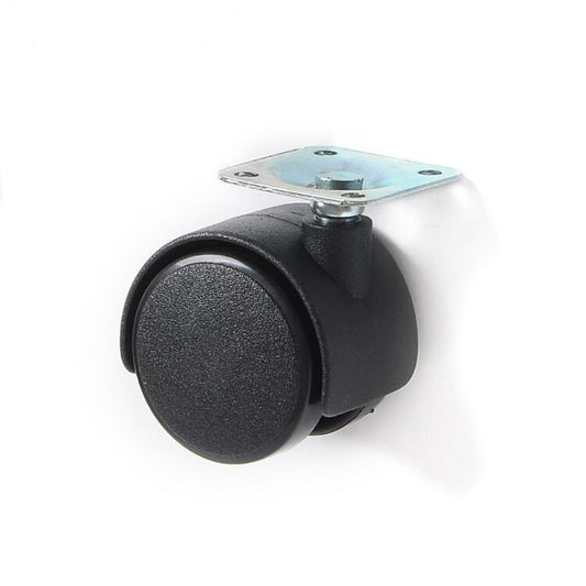 1.18" Nylon Caster Wheel 66 Lbs - Top Plate - fast shipping 🇺🇸