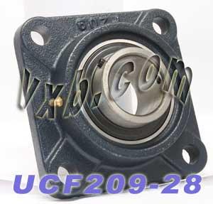 1-3/4 Bearing UCF209-28 + Square Flanged Housing Mounted Bearing - fast shipping 🇺🇸