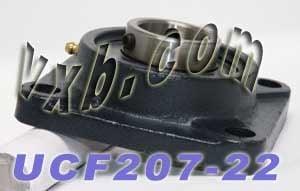 1-3/8 Bearing UCF-207-22 + Square Flanged Housing Mounted Bearing - fast shipping 🇺🇸