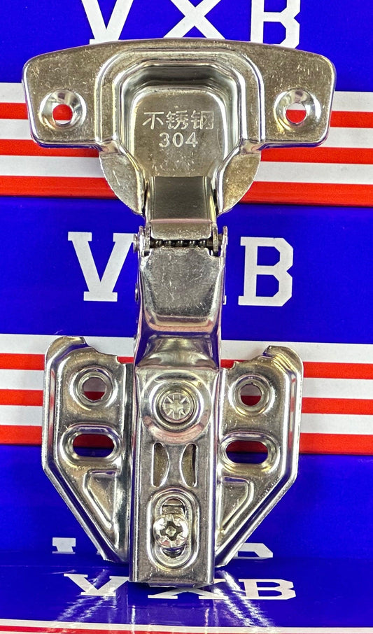 1-3/8" Stainless Steel Full overlay Smooth Hydraulic Hinge - fast shipping 🇺🇸