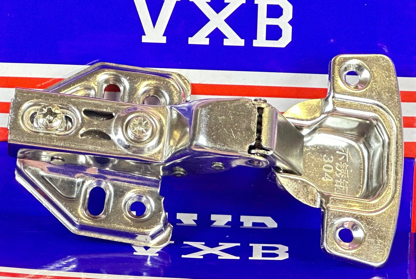 1-3/8" Stainless Steel half overlay Smooth Hydraulic Hinge - fast shipping 🇺🇸