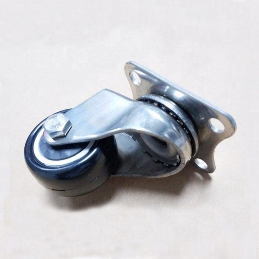1.5" Caster Wheel Stainless Steel PU - Top Plate - fast shipping 🇺🇸