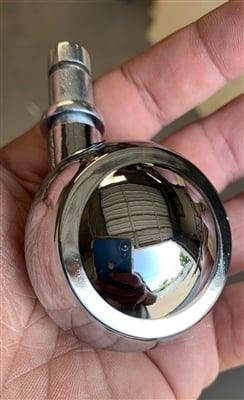 10-Pack 1.5" Shepherd Round ball Metal - Chrome Plating Caster Wheel- - fast shipping 🇺🇸