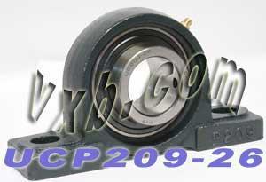 1-5/8 Bearing UCP-209-26 + Pillow Block Cast Housing Mounted Bearing - fast shipping 🇺🇸