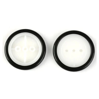 1.95mm Plastic Robot Rubber Chassis Wheel for Toy Cars 42Q - fast shipping 🇺🇸
