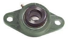 1" Bearing HCFL205-16 2-Bolt Flanged Cast Housing Mounted Bearing - Eccentric Collar Lock - fast shipping 🇺🇸