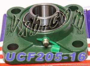 1" ID - UCF-205-16 + Square Flanged Cast Housing Mounted Bearing - fast shipping 🇺🇸