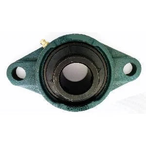 1" Bearing UCFL205-16 Black Oxide Plated Insert + 2-Bolt Flanged Cast Housing Mounted Bearing - fast shipping 🇺🇸