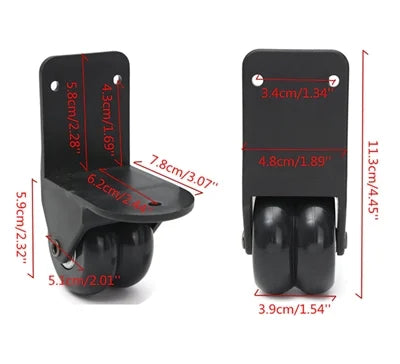 1 pair of Travel Bag Replacement Luggage Wheels - fast shipping 🇺🇸