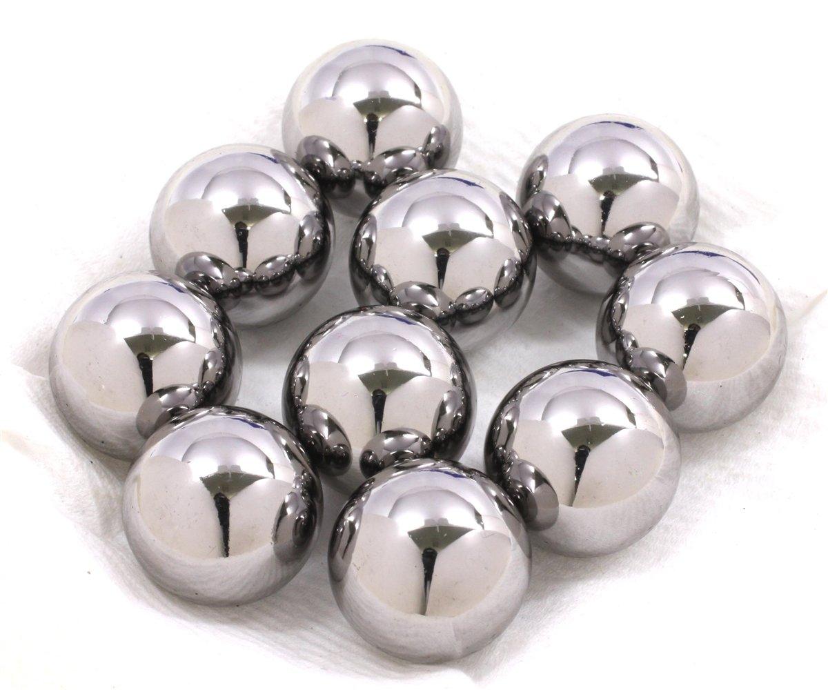 10-Pack 23/32" = 18.256mm Loose Carbon Steel Balls G100 Bearing Balls - fast shipping 🇺🇸