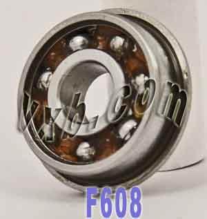 10-Pack Flanged Open Bearings F608 8x22x7mm - fast shipping 🇺🇸