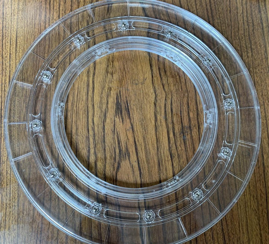 10" Dia. Acrylic Lazy Susan Turntable Hardware Ring Bearing - fast shipping 🇺🇸