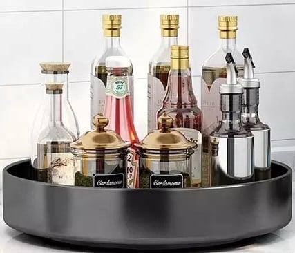 10" Stainless Steel Lazy Susan Turntable Organizer - fast shipping 🇺🇸