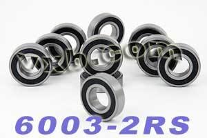10-Pack Sealed Bearing 6003-2RS 17x35x10mm - fast shipping 🇺🇸