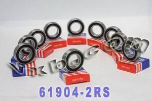10-Pack Sealed Bearing 61904-2RS 20x37x9mm - fast shipping 🇺🇸