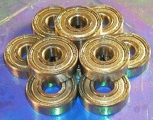 10-Pack Bearings 1603ZZ 5/16" x 7/8" x 9/32" - Miniature Bearings - fast shipping 🇺🇸