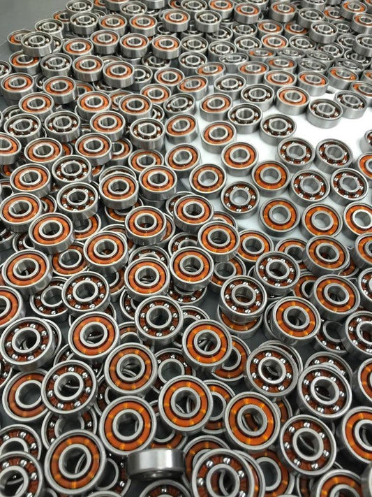100-Pack Skate Ball Bearings - Nylon Cage - Open - fast shipping 🇺🇸