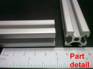 1000mm (39inch) Aluminum V-Slot Extrusion 2020 Profile - Bearing Guide Wheels - fast shipping 🇺🇸