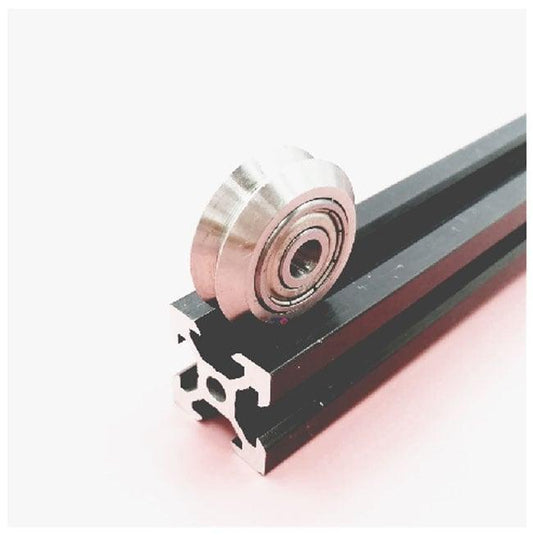 1000mm Black V-Slot Aluminum Extrusion Profile Linear Motion Guideway - 5x24x10mm Track V-Slot Profile Bearing - fast shipping 🇺🇸