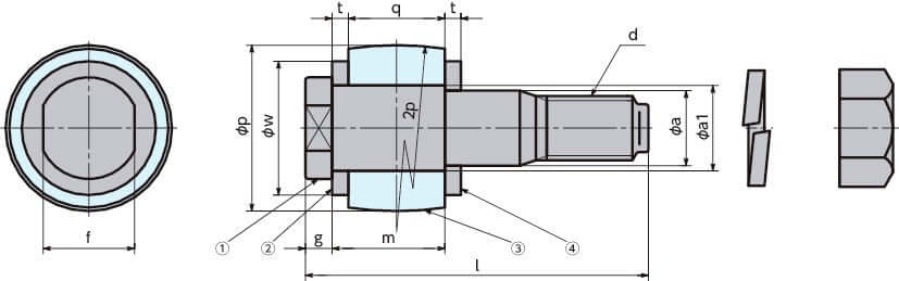 NBK FCL-160 Flexible Flanged Shaft Coupling - Made in Japan - fast shipping 🇺🇸