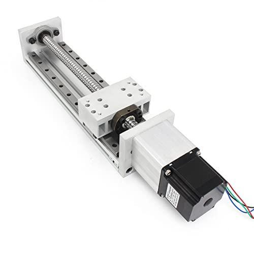 100mm Stroke CNC Linear Stage Motion Actuator X Y Z Axis Linear Slide Rail Aluminum Alloy Cross Sliding Table Linear Rail Guide SFU1605 Ballscrew+Nema23 57 Stepper Motor for CNC - fast shipping 🇺🇸