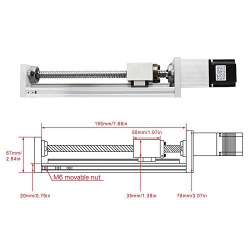 100mm Stroke CNC Linear Stage Motion Actuator X Y Z Axis Linear Slide Rail Aluminum Alloy Cross Sliding Table Linear Rail Guide SFU1605 Ballscrew+Nema23 57 Stepper Motor for CNC - fast shipping 🇺🇸