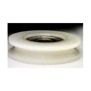 10mm Bore Bearing - 35mm Nylon Pulley - U-Groove Track Roller - 10x35x9mm - fast shipping 🇺🇸