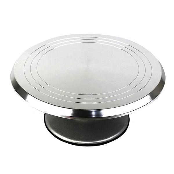12" Dia. Aluminum Cake stand Lazy Susan Turntable Bearing - fast shipping 🇺🇸